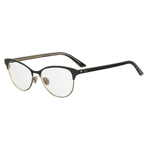 dior montaigne 51 0i46-blck gold|Dior MONTAIGNE 51 I46 Glasses Black Gold .